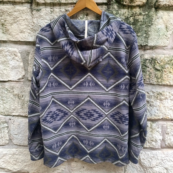 Faherty Brand Serape Hoodie Pullover Navy RRL Like Size XS - Picture 2 of 4